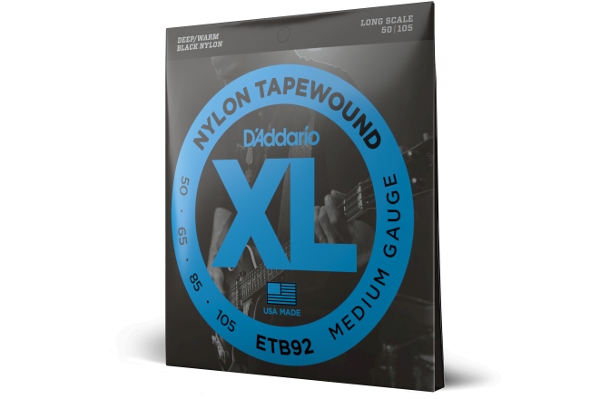 Set coarde de bas Daddario Nylon Tapewound 50-105 Long Scale