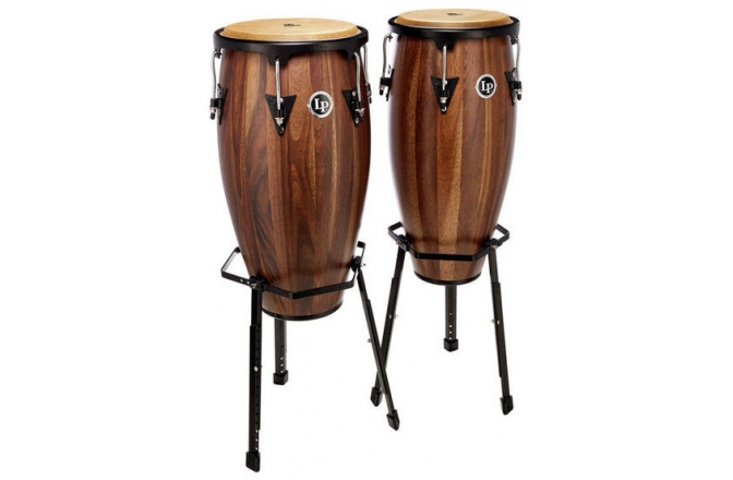 Set conga Latin Percussion Conga Set Aspire Walnut LPA647B-SW