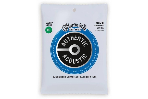 MA-500 Extra Light Authentic Acoustic Phosphore Bronze 12s MA-500 Extra Light Authentic Acoustic Phosphore Bronze 12s