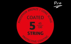 Set corzi bas acustic Ortega Corzi custom "Pro" pt bas acustic cu 5 corzi - 34" / Ph Bronze / .045/.130