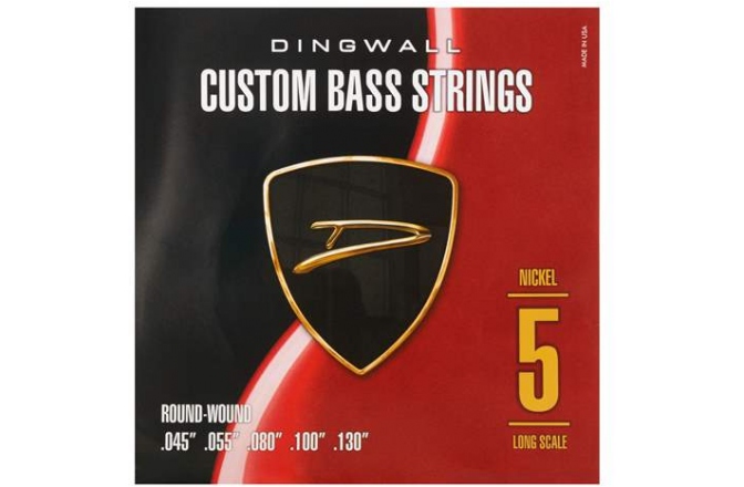 Set corzi bas cu 5 corzi Dingwall 5-Str. Bass 045-130 Set RW NP