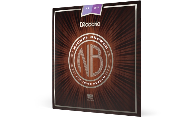Set corzi chitară acustică 11-52 Daddario NB1152 Nickel Bronze CL