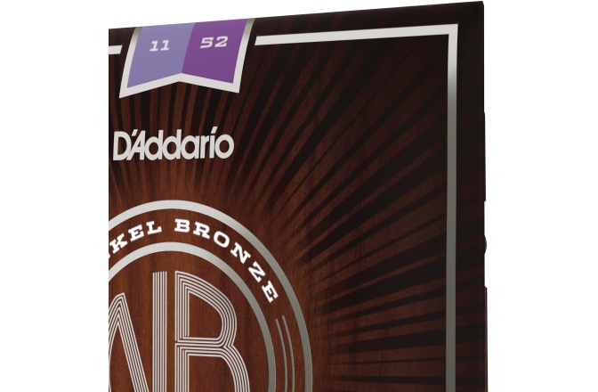 Set corzi chitară acustică 11-52 Daddario NB1152 Nickel Bronze CL