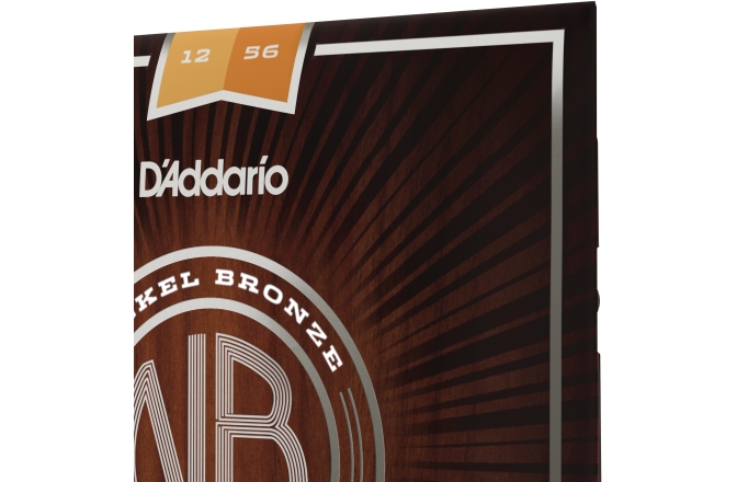 Set corzi chitara acustică 12-56 Daddario NB1256 Nickel Bronze Light M