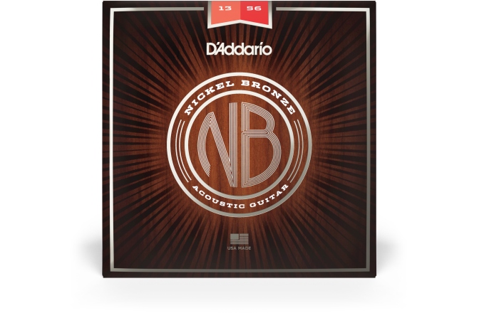 Set corzi  chitara acustică 13-56 Daddario NB1356 Nickel Bronze Medium