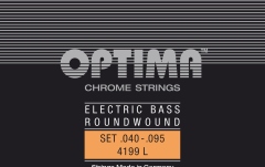Set corzi chitară bas Optima Corzi chitara bas Chrome Strings. Round Wound Short Scale Set