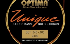 Set corzi chitară bas Optima Corzi chitara bas Unique Studio Gold Strings Set
