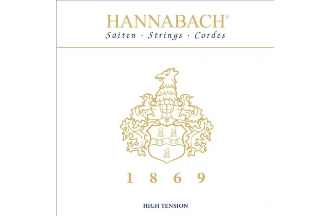 Set corzi chitară clasică Hannabach 1869 Carbon/Gold HT Set