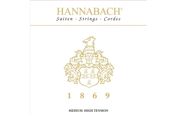 Set corzi chitară clasică Hannabach 1869 Carbon/Gold MHT Set