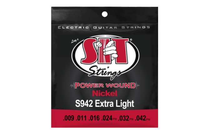 Set corzi chitară SIT Strings S942 Power Wound Extra Light