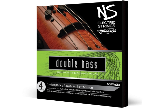 Set corzi contrabas / Bas electric 3/4 Daddario NS Electric Contemporary Bass String Set 3/4 Scale LT