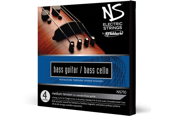 NS Electric Bass/Cello String Set 4/4 Scale MT NS Electric Bass/Cello String Set 4/4 Scale MT