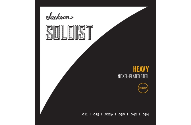 Set Corzi de Chitară Jackson Soloist™ Strings Drop Heavy .011-.054