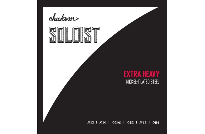 Set Corzi de Chitară Jackson Soloist™ Strings Extra Heavy .012-.054