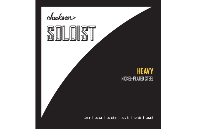 Set Corzi de Chitară Jackson Soloist™ Strings Heavy .011-.048