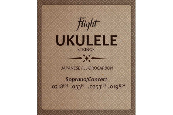 Flurocarbon Ukulele Strings  Soprano/Concert
