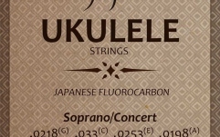 Set Corzi Ukulele Soprano/Concert Flight Flurocarbon Ukulele Strings  Soprano/Concert