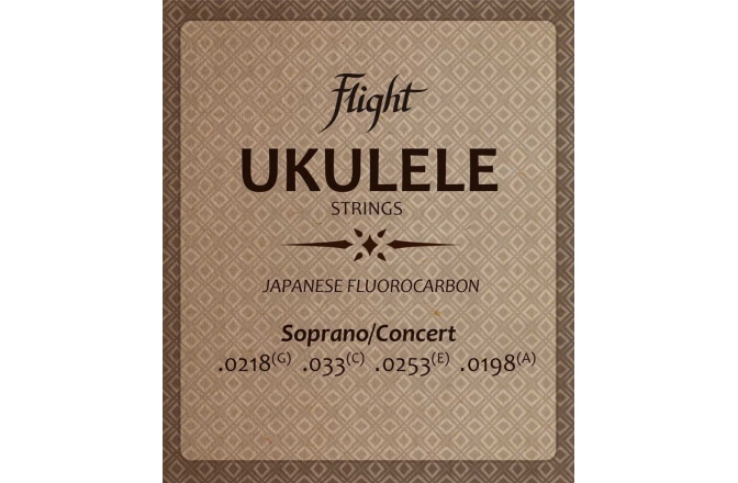 Set Corzi Ukulele Soprano/Concert Flight Flurocarbon Ukulele Strings  Soprano/Concert