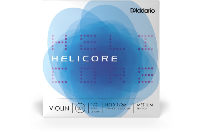 Set corzi Vioară 1/2 Daddario Helicore Violin String Set 1/2 Scale MT