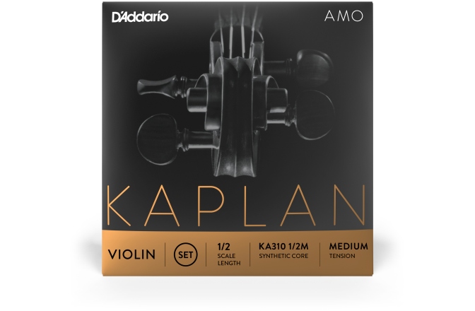 Set corzi vioară 1/2 Daddario Kaplan Amo Violin String Set 1/2 Scale MT