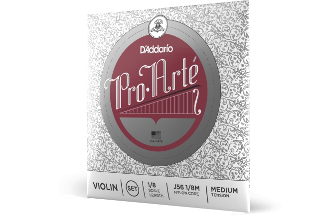 Set corzi Vioară 1/8 Daddario Pro-Arte Violin String Set 1/8 Scale MT
