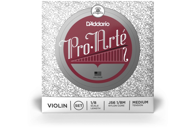 Set corzi Vioară 1/8 Daddario Pro-Arte Violin String Set 1/8 Scale MT