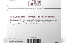 Set corzi Vioară 3/4 Daddario Pro-Arte Violin String Set 3/4 Scale MT