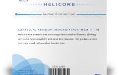 Set corzi Vioară 4/4 Daddario Helicore Violin String Set 4/4 Scale HT