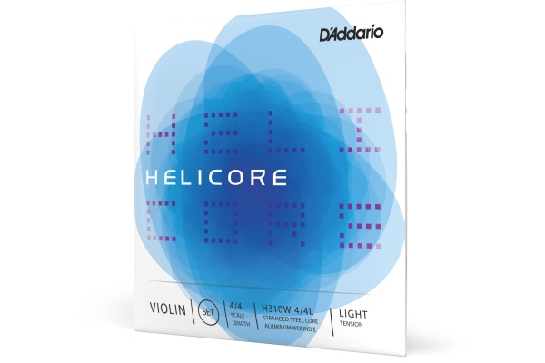 Helicore Violin String Set with Wound E 4/4 Scale LT