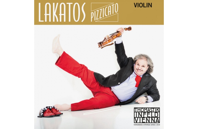 Set corzi vioară Thomastik Lakatos Pizzicato Violin 4/4 RL100