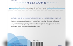 Set corzi violă Daddario Helicore Viola String Set Short Scale MT