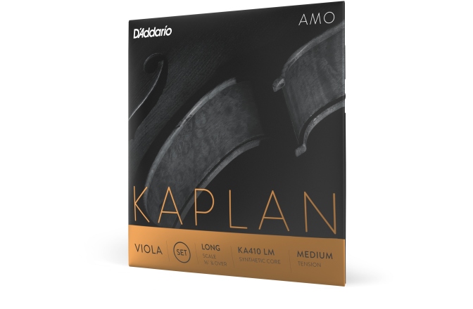 Set corzi violă Daddario  Kaplan Amo Viola String Set Long Scale MT