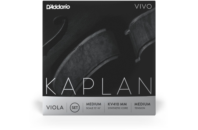 Set corzi Violă Daddario Kaplan Vivo Viola String Set Medium Scale MT