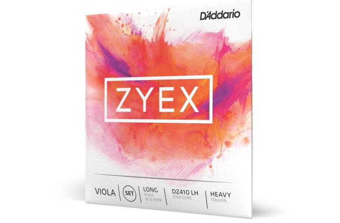 Set corzi violă Daddario Zyex Viola String Set Long Scale HT