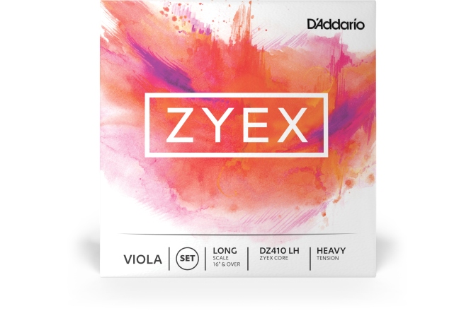 Set corzi violă Daddario Zyex Viola String Set Long Scale HT