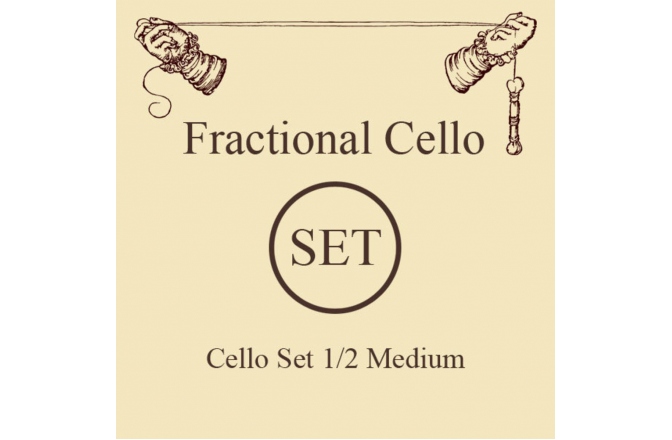 Set corzi violoncel 1/2 Larsen Cello 1/2 Medium