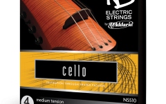 Set corzi violoncel 4/4 Daddario NS Electric Cello String Set 4/4 Scale MT