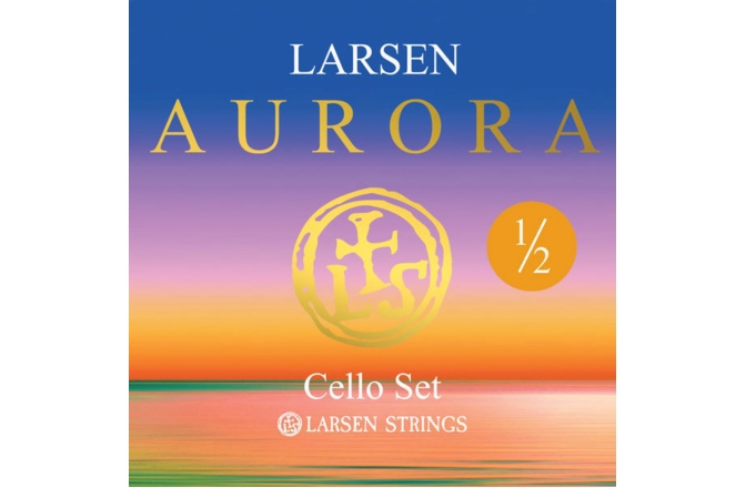 Set corzi violoncel Larsen Aurora Medium Set 1/2