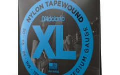 Set cu 5 coarde de bas  Daddario Nylon Tapewound 50-135 Long Scale