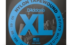Set cu 5 coarde de bas  Daddario Nylon Tapewound 50-135 Long Scale