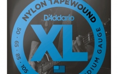Set cu 5 coarde de bas  Daddario Nylon Tapewound 50-135 Long Scale