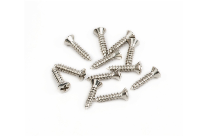 Set de 12 șuruburi Fender Pickguard/Vintage Bridge Cover Screws 
