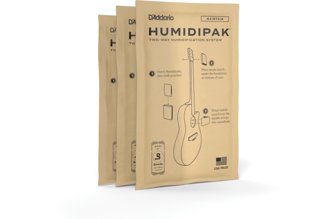 Set de 3 bureți pentru umidificator Daddario Humidipak Replacement 3 Pack