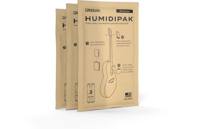 Set de 3 bureți pentru umidificator Daddario Two-Way Humidification System Conditioning Packets
