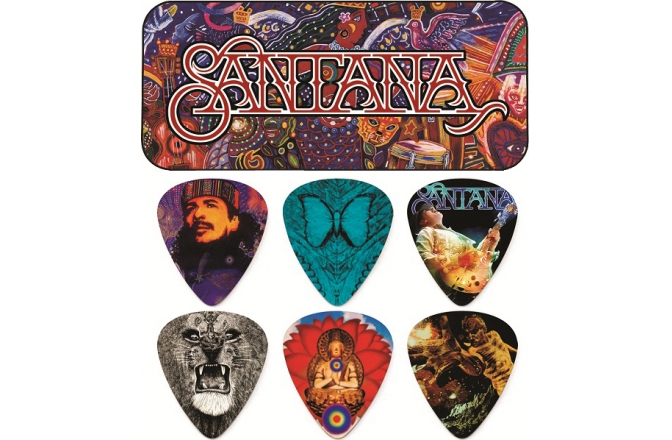 Set de 6 pene de chitară Carlos Santana Collection Dunlop Carlos Santana Collection