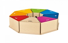 Set de 8 Cajonuri pentru Copii Nino Percussion Class Room Cajon 8 Players Deluxe