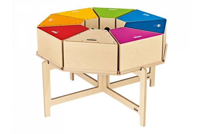 Set de 8 Cajonuri pentru Copii Nino Percussion Class Room Cajon 8 Players Deluxe