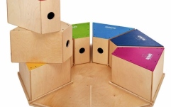 Set de 8 Cajonuri pentru Copii Nino Percussion Class Room Cajon 8 Players Deluxe