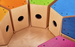 Set de 8 Cajonuri pentru Copii Nino Percussion Class Room Cajon 8 Players Deluxe