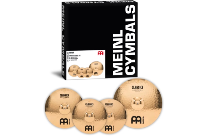 Set de cinele Meinl Classics Custom Brilliant Complete Cymbal Set CC-CS1